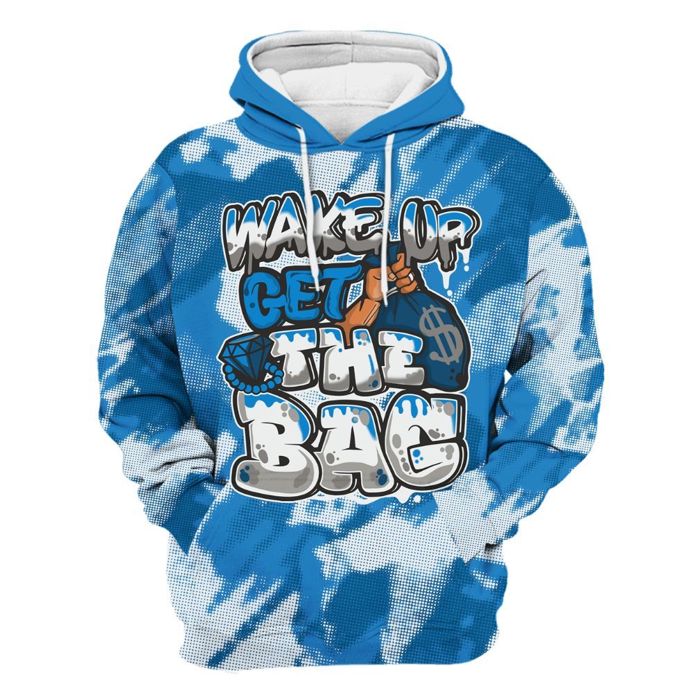 Hoodie To Match Industrial Blue 4s - Get More Bags Abstract All Over Print