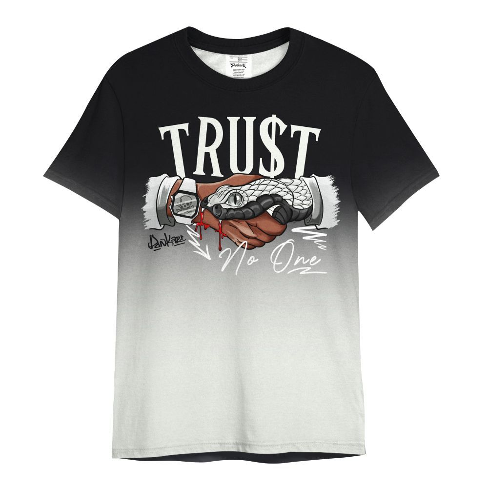 Shirt To Match Air Flightposite Sail Black - Trust No One Drip All Over Print