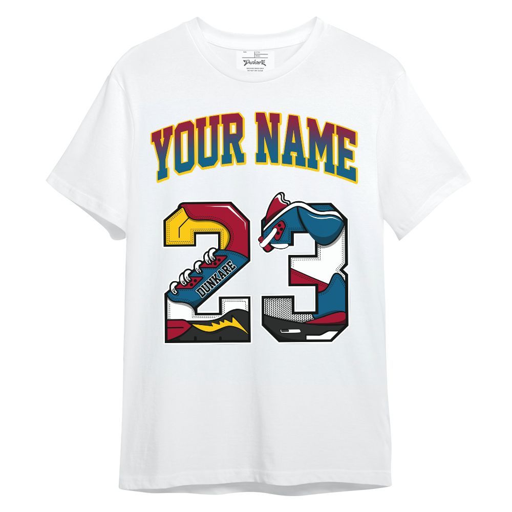 Shirt To Match GS Messy Room 4s - Custom Name Number 23 5s Unisex Shirt