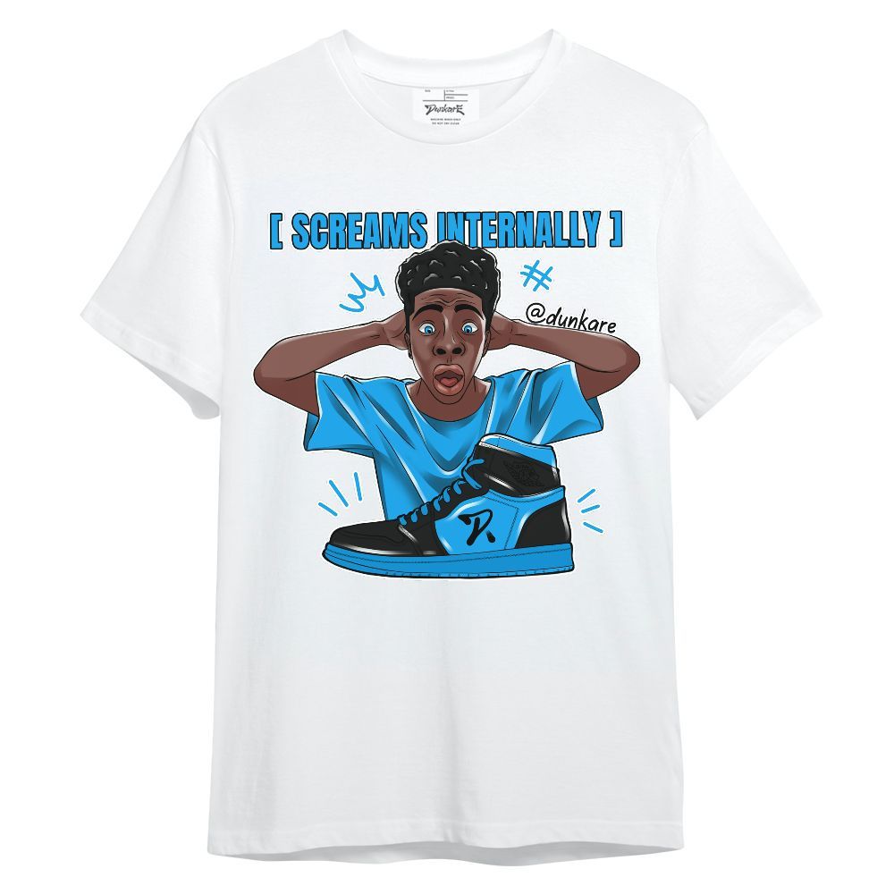 Shirt To Match Black University Blue 2022 13s - Scream Internally Unisex Shirt