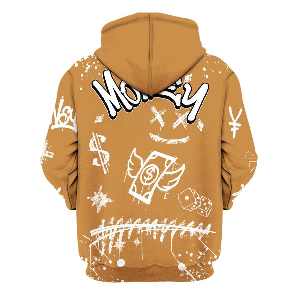 Hoodie To Match Dunk Low Nature Wheat Suede - Everybody Paid In Full Crayon All Over Print