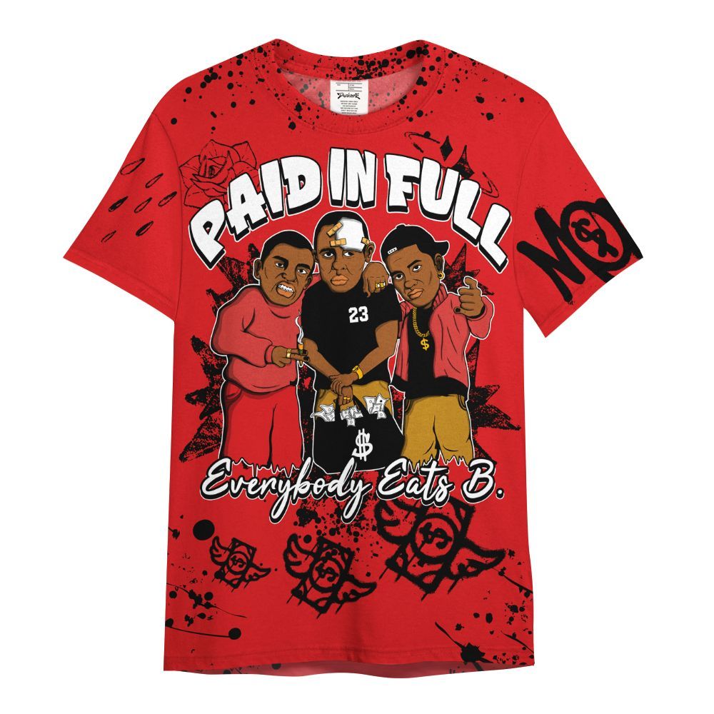 Shirt To Match Scoot Zeros Retro Portland - Everybody Paid In Full Crayon All Over Print