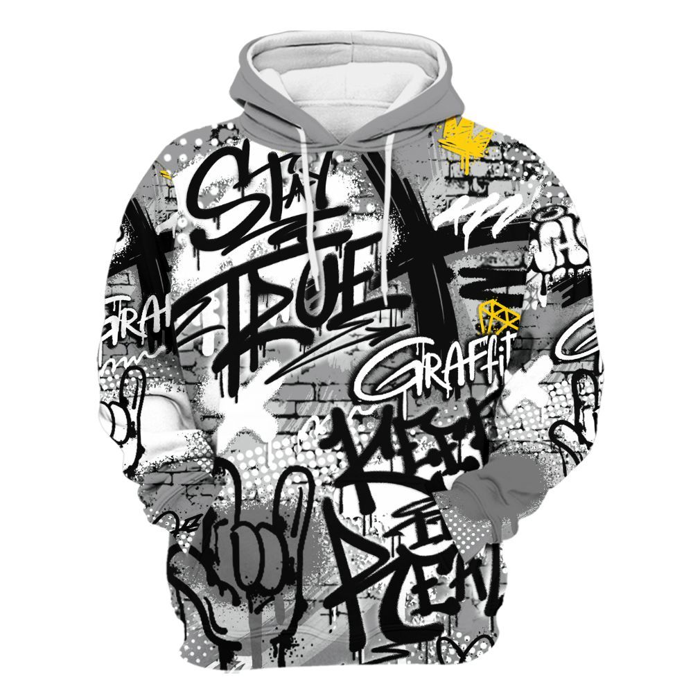 Hoodie To Match Retro Stealth 12s - True It Real Graffiti Streetwear All Over Print