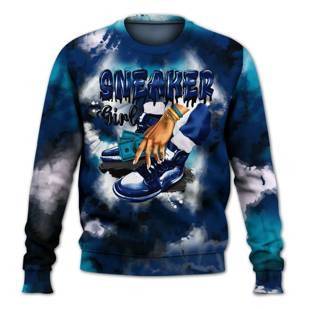 Sweatshirt To Match Kobe 5 X-Ray - SNEAKER Girl Money Drip Tie Dye All Over Print