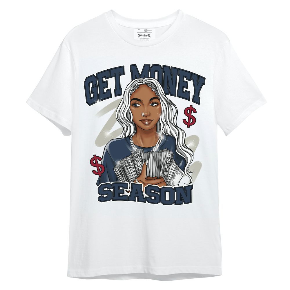 Shirt To Match White Midnight Navy 6s - Get Moneys Season Unisex Shirt