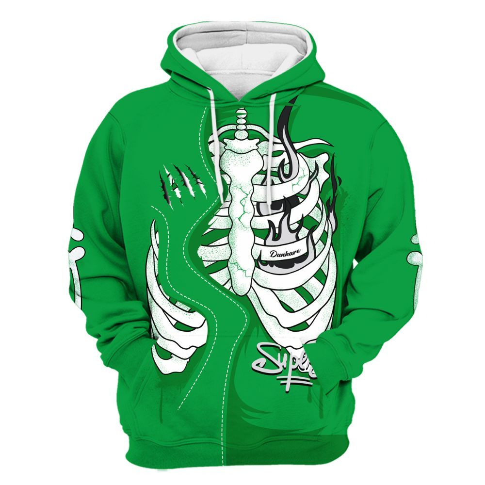 Hoodie To Match Low Lucky Green 1s - It's The Kick For Me All Over Print