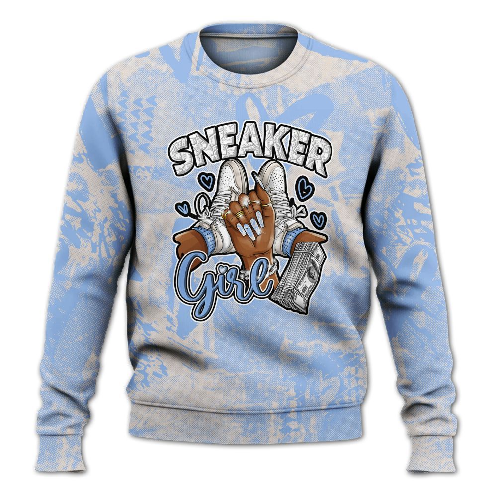 Sweatshirt To Match Air Max 1 Royal Pulse - Sneakerz Girlz Heart Grunge All Over Print