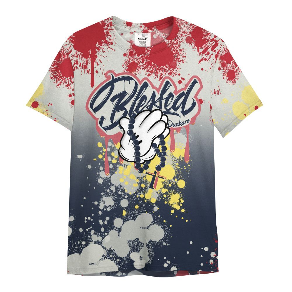 Shirt To Match Dunk Low COJP What The 2024 - God Blessed Ink Drip All Over Print