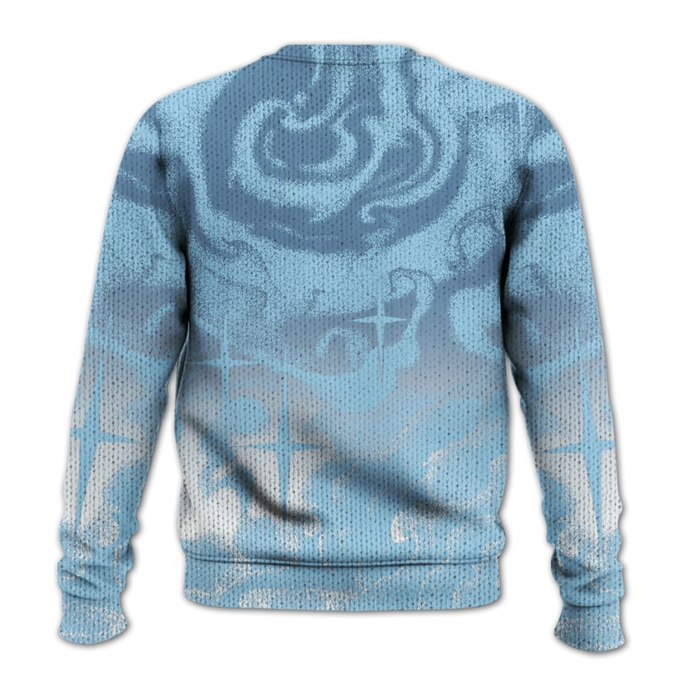 Sweater To Match Legend Blue 11s - Angel Hustle Money Graphic