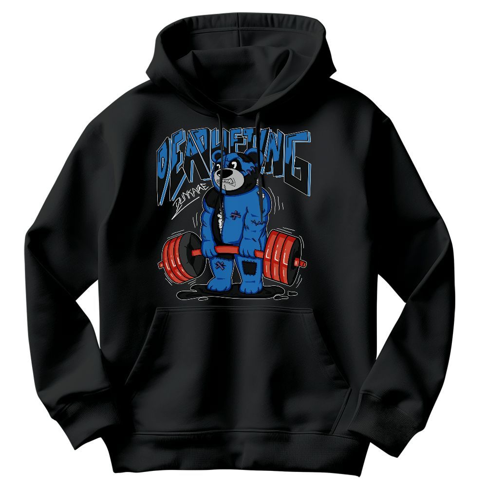 Sweatshirt To Match Hi-Res Blue 700s - Deadlifting Bear Graphic