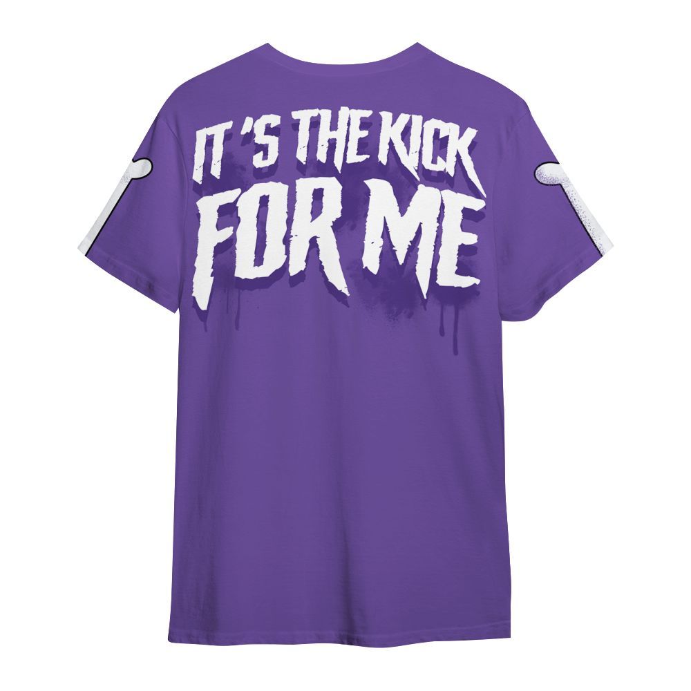 Shirt To Match Canyon Purple 4s - It's The Kick For Me All Over Print