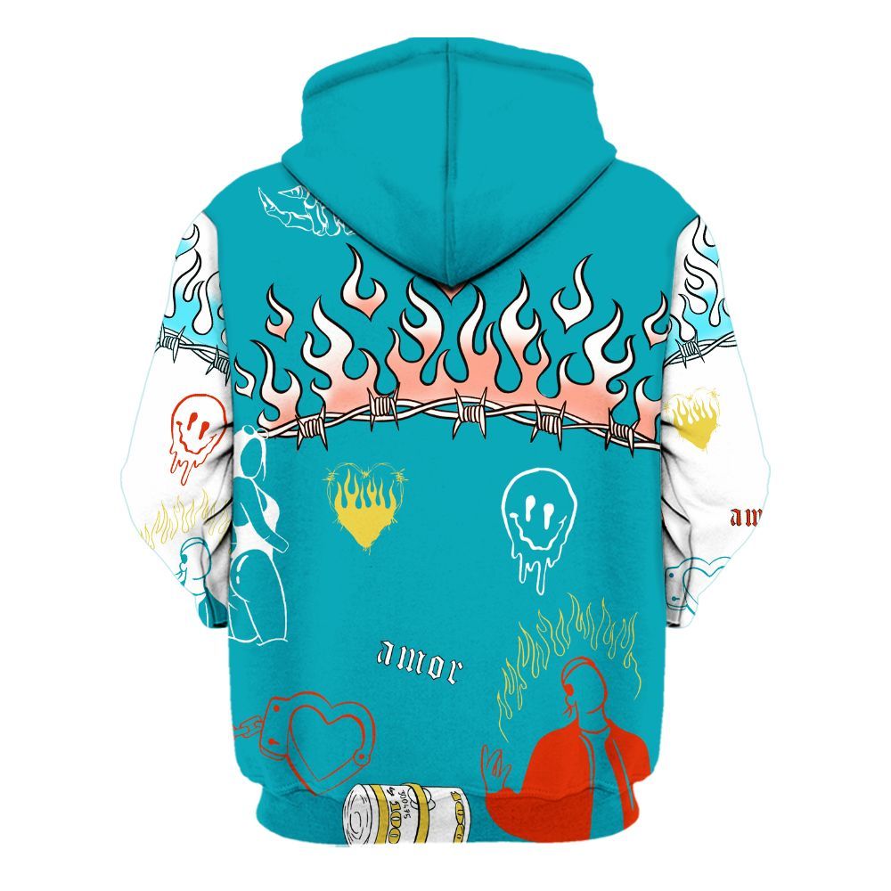 Hoodie To Match Dunk Low KD 17 N7 - Snake Trust No One All Over Print