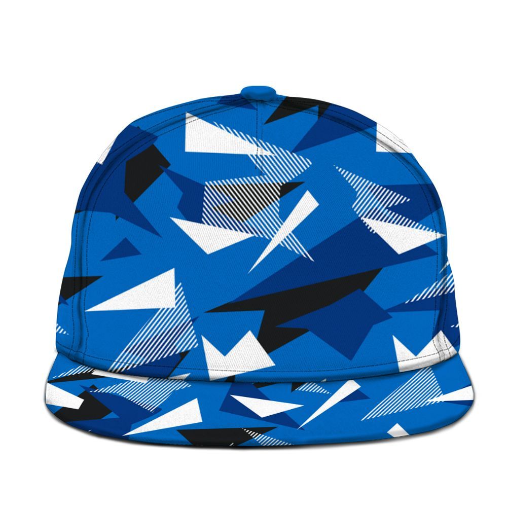 Snapback To Match Blueberry 12s - Geometric Abstract Graphic