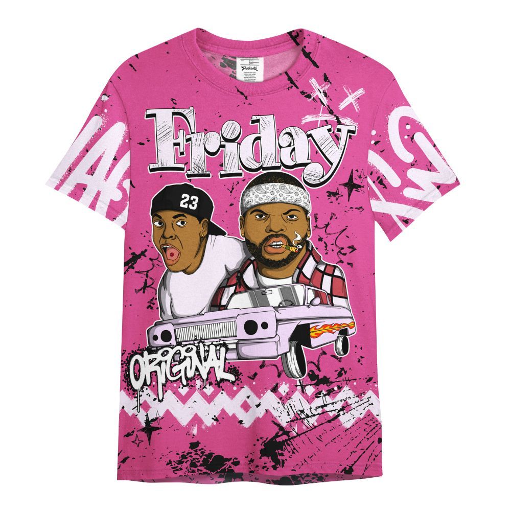 Shirt To Match KD 4 Aunt Pearl - Friday Sneaker Crayon All Over Print