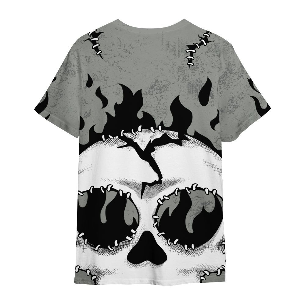 Shirt To Match Paris Olympics 4s - Cracked Skull Stitches All Over Print