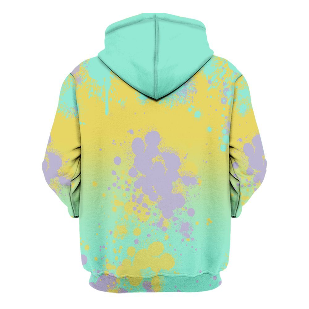 Hoodie To Match Dunk Low Easter 2026 - God Blessed Ink Drip All Over Print