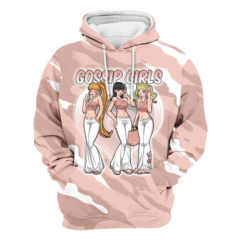 Hoodie To Match Low Legend Pink 11s - Gossip'Girls All Over Print