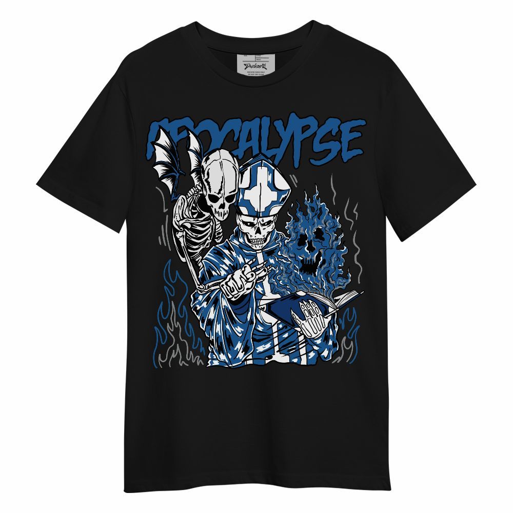 Shirt To Match French Blue 13s - Apocalypse Skeleton Unisex Shirt