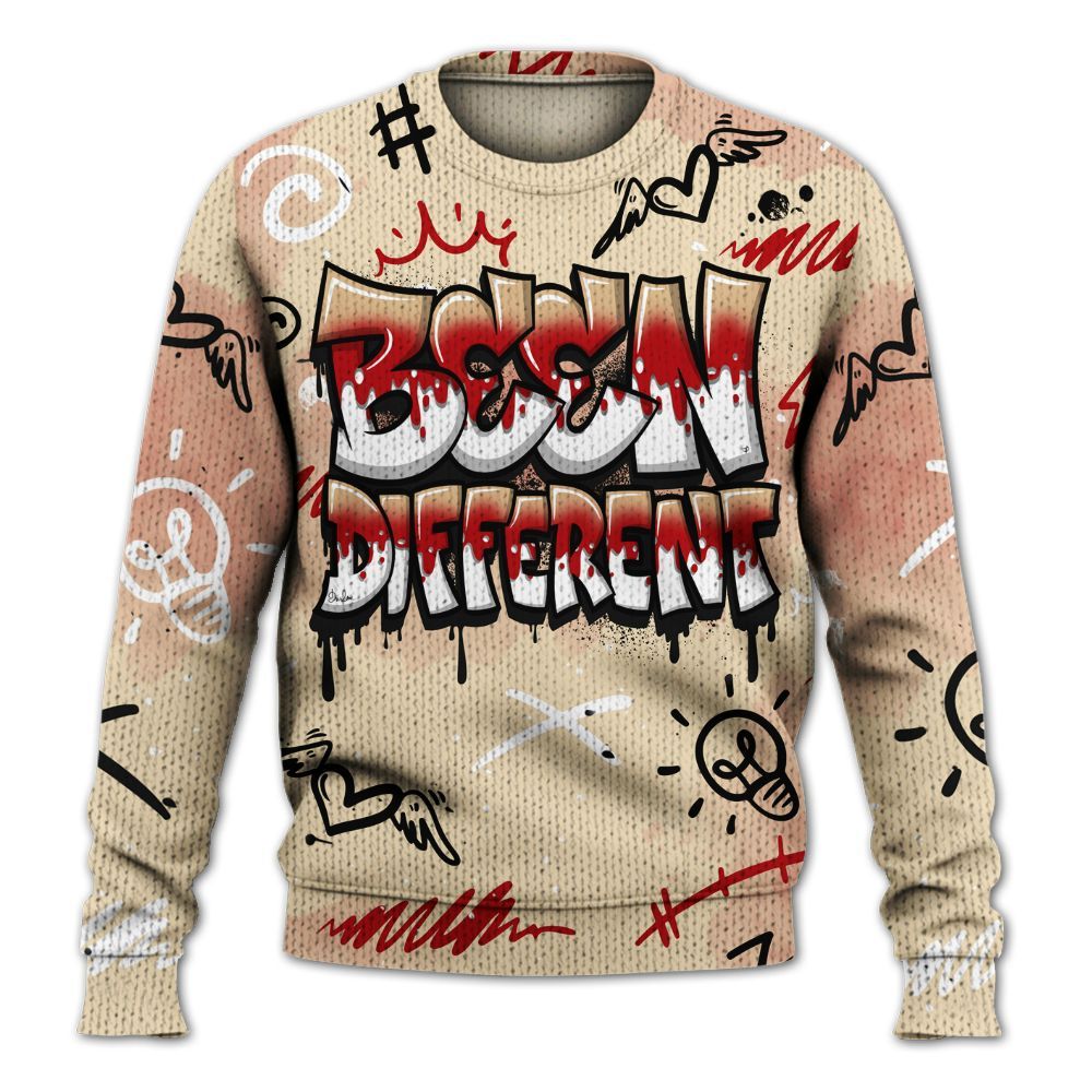 Knitted Sweater To Match Dunk Low Strawberry Waffle - Drip Been Di2ferent