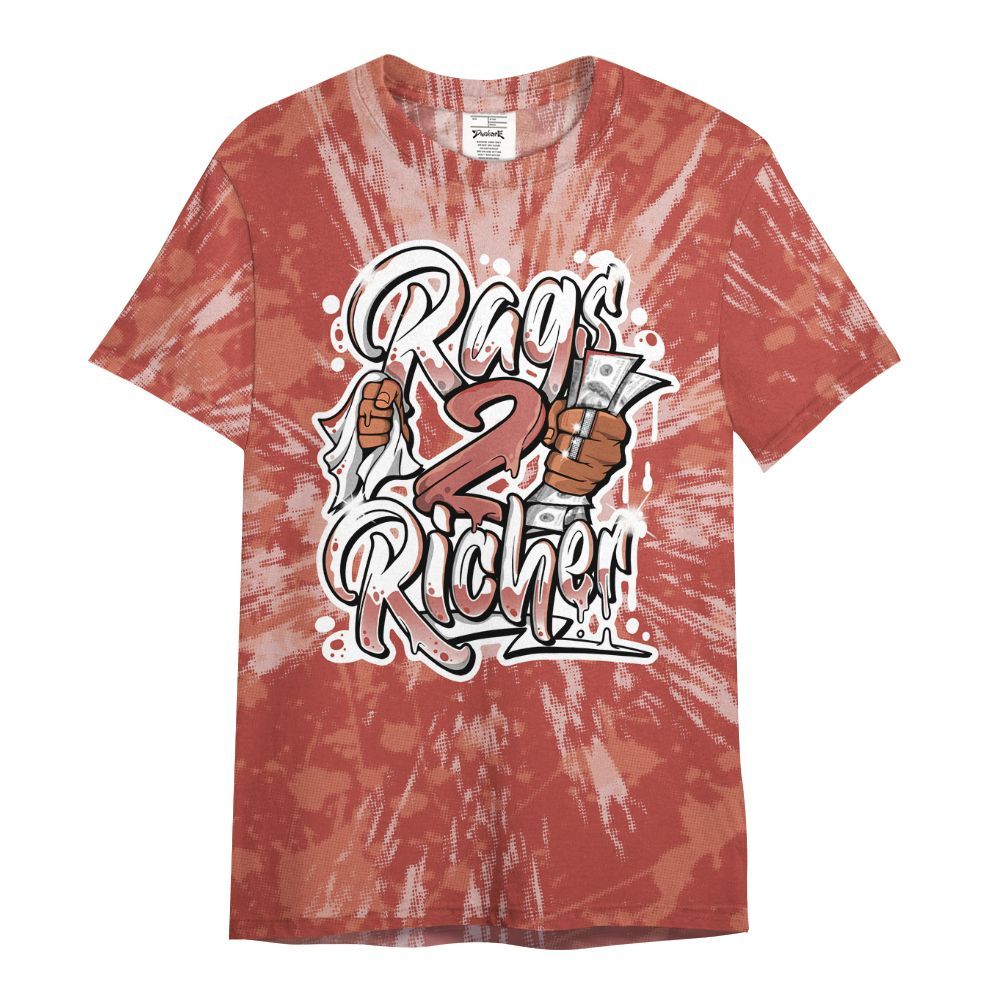 Shirt To Match Dune Red 13s - Rag 2 Rich Graphic Luxury All Over Print