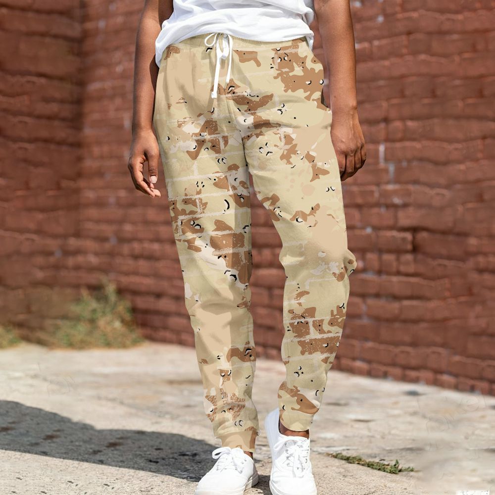 Sweatpant To Match Desert Camo 3s - Brick All Over Print