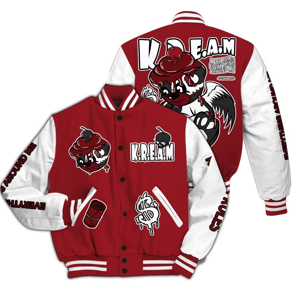 Varsity Jacket To Match High Black Toe Reimagined 1s - Loot Bear All Over Print