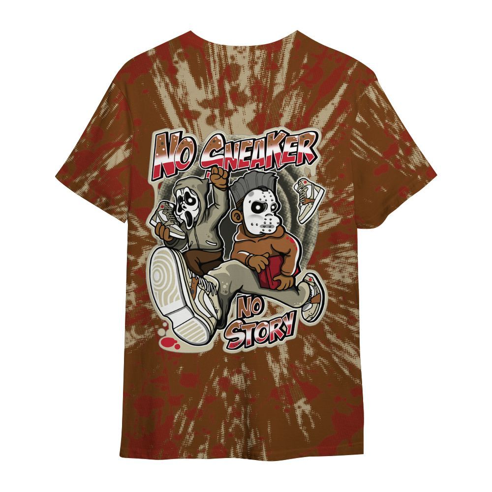 Shirt To Match Archaeo Brown 5s - Sneakers Make Story Graphic Luxury All Over Print