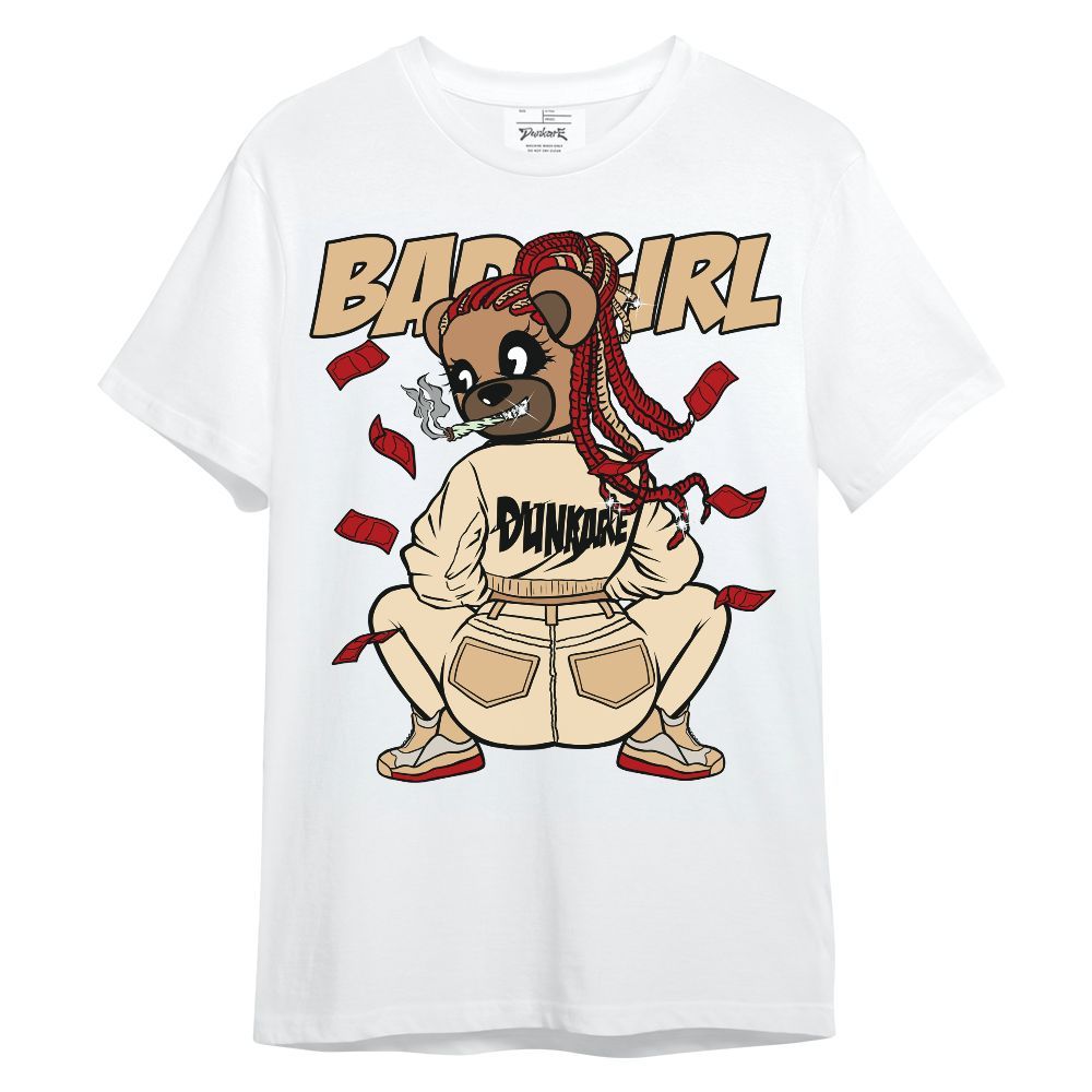 Shirt To Match Dunk Low Strawberry Waffle - Rebellious Girl Bear Unisex Shirt