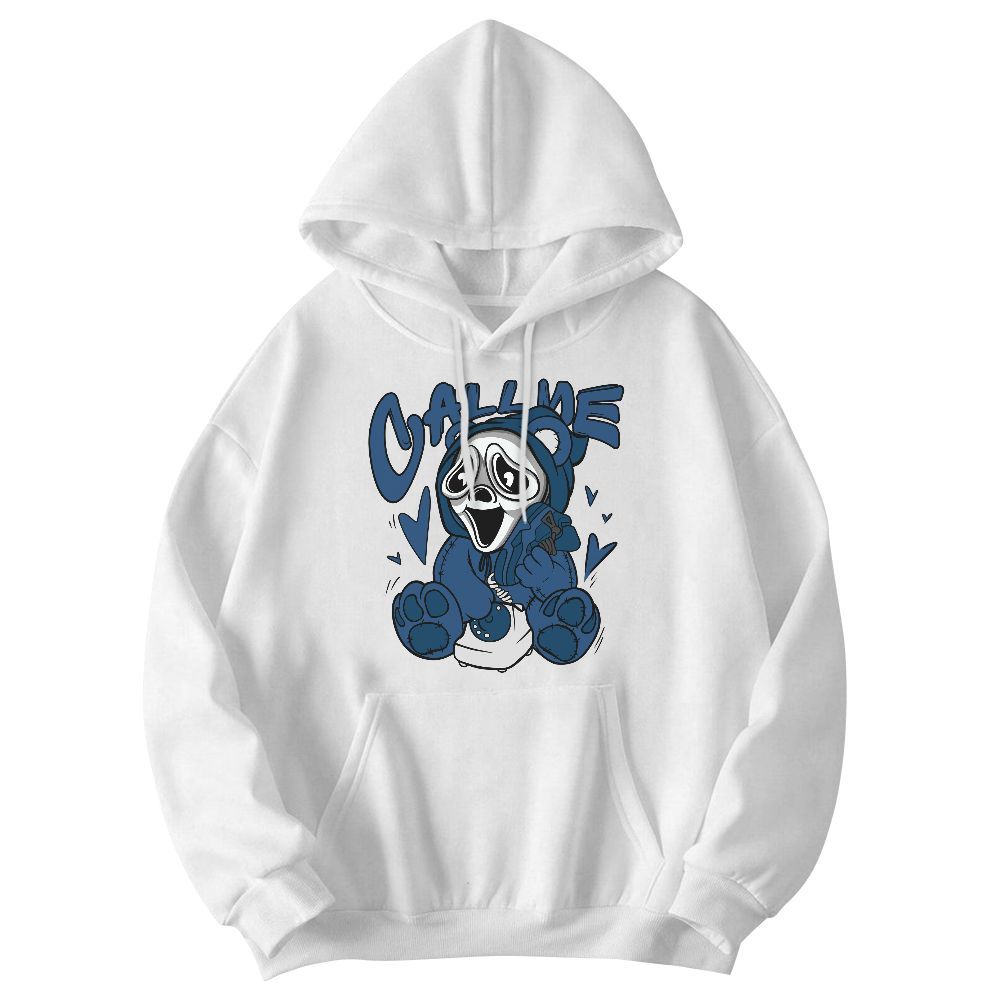 Sweatshirt To Match High OG Midnight Navy 1s - Call Me Bear Graphic