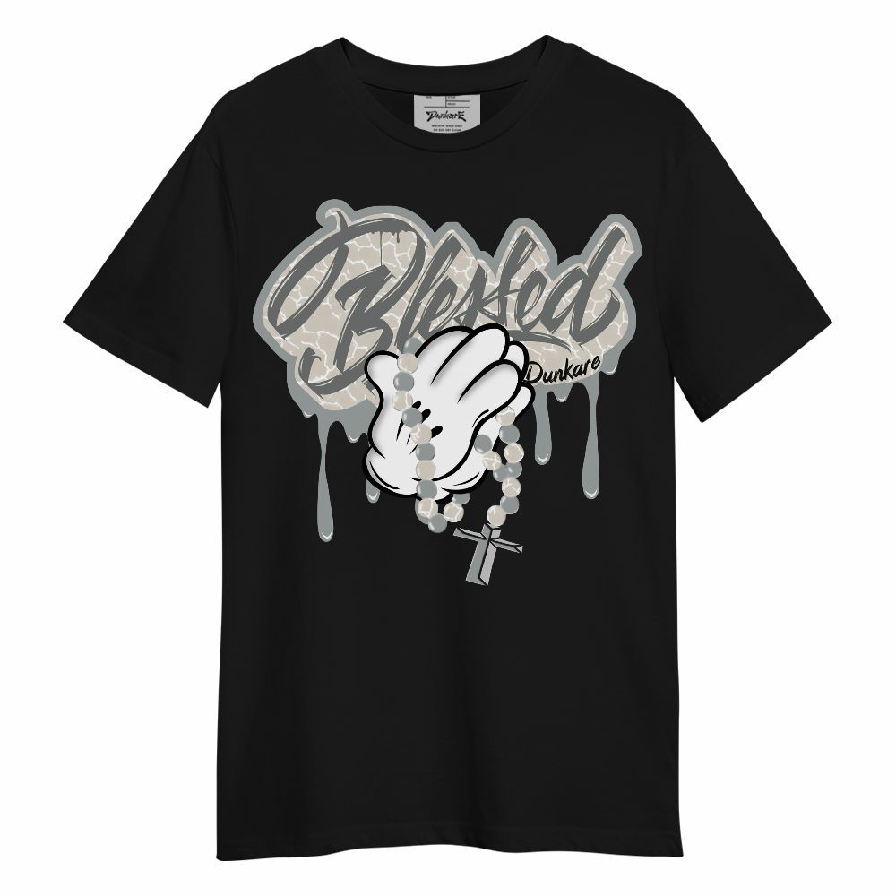 Shirt To Match Retro Pure Money 3s - God Blessed Drip Graphic