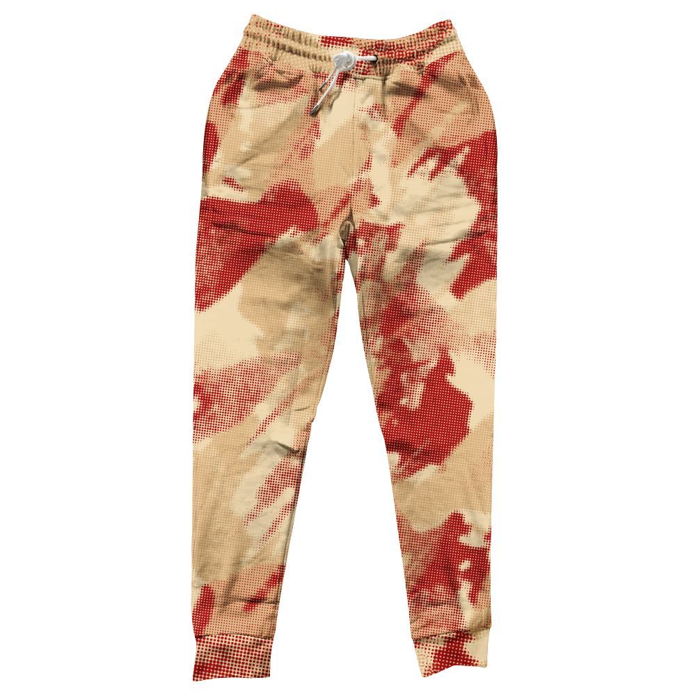 Sweatpant To Match Dunk Low Strawberry Waffle - Abstract Halftone Graphic All Over Print