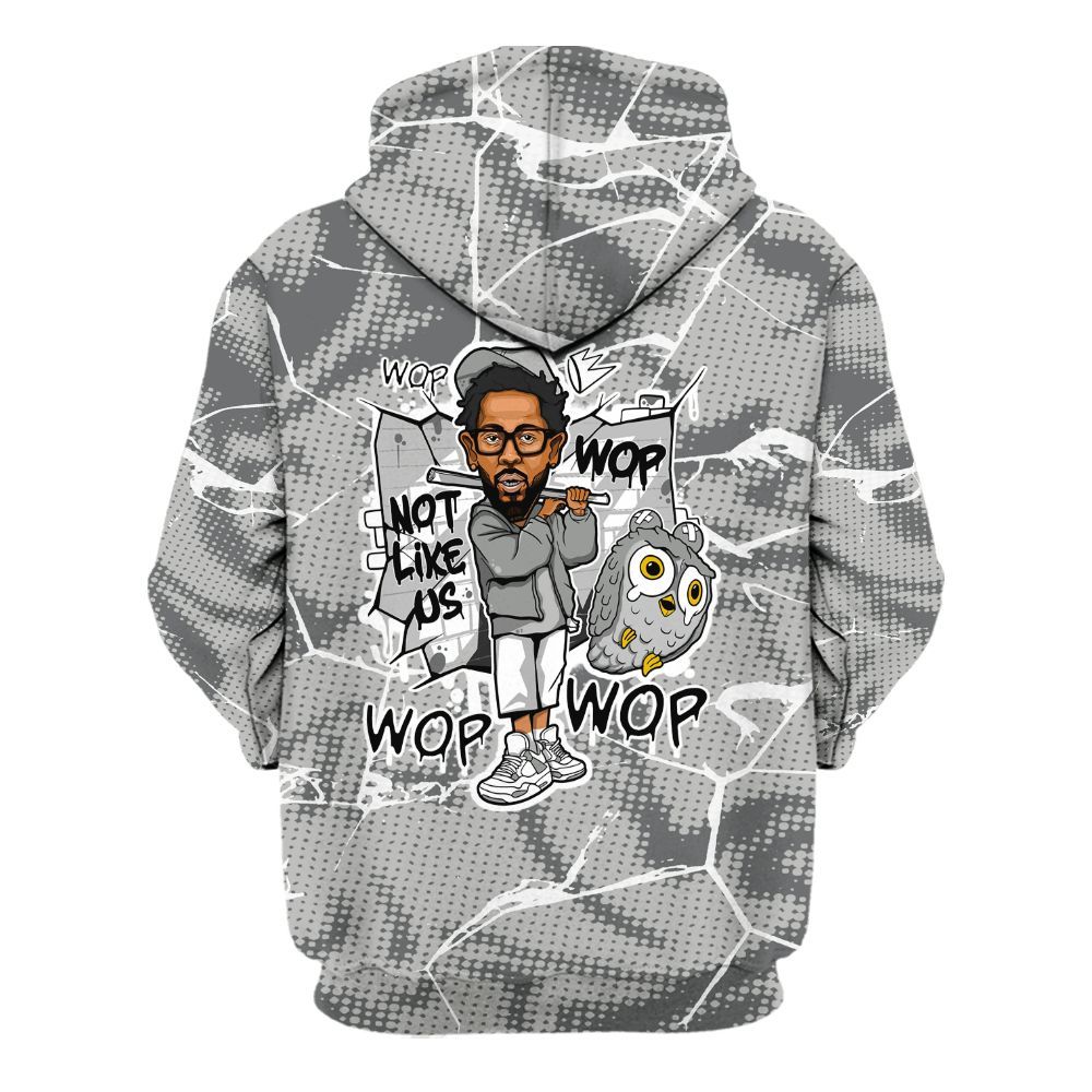 Hoodie To Match Retro Wet Cement 4s - None Like ComptonCity Graphic Crack All Over Print