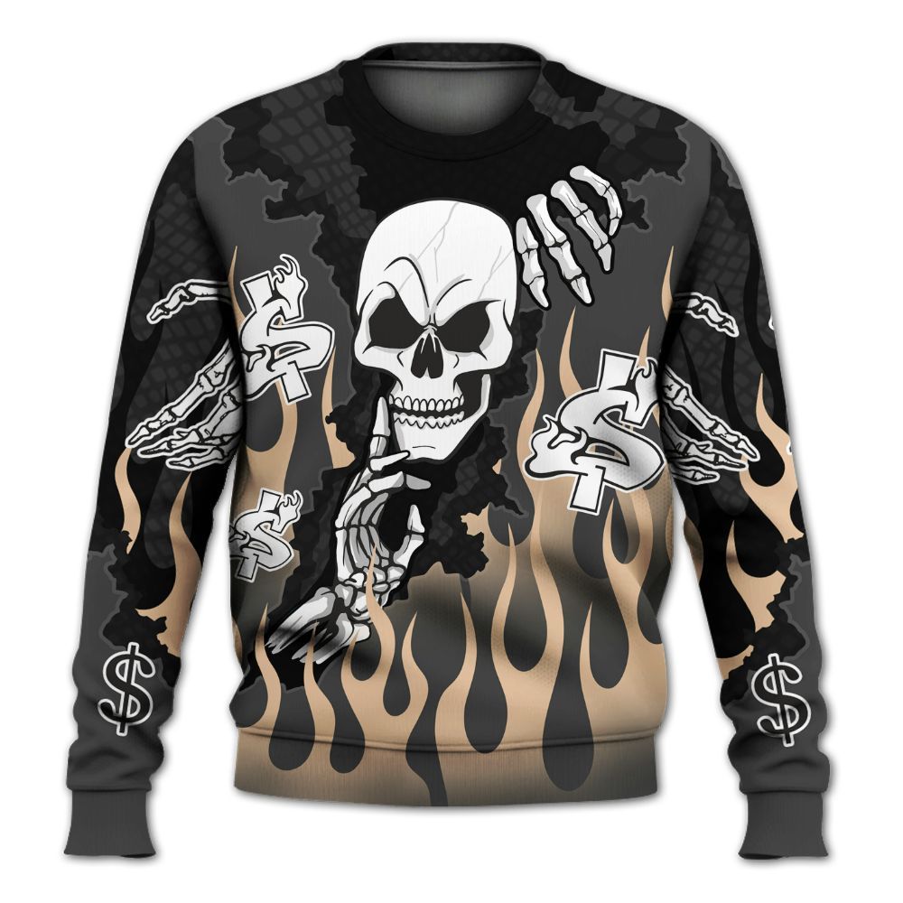 Sweatshirt To Match Kobe 9 EM Mambacita - Ones Move In Silence Graphic Trapped All Over Print