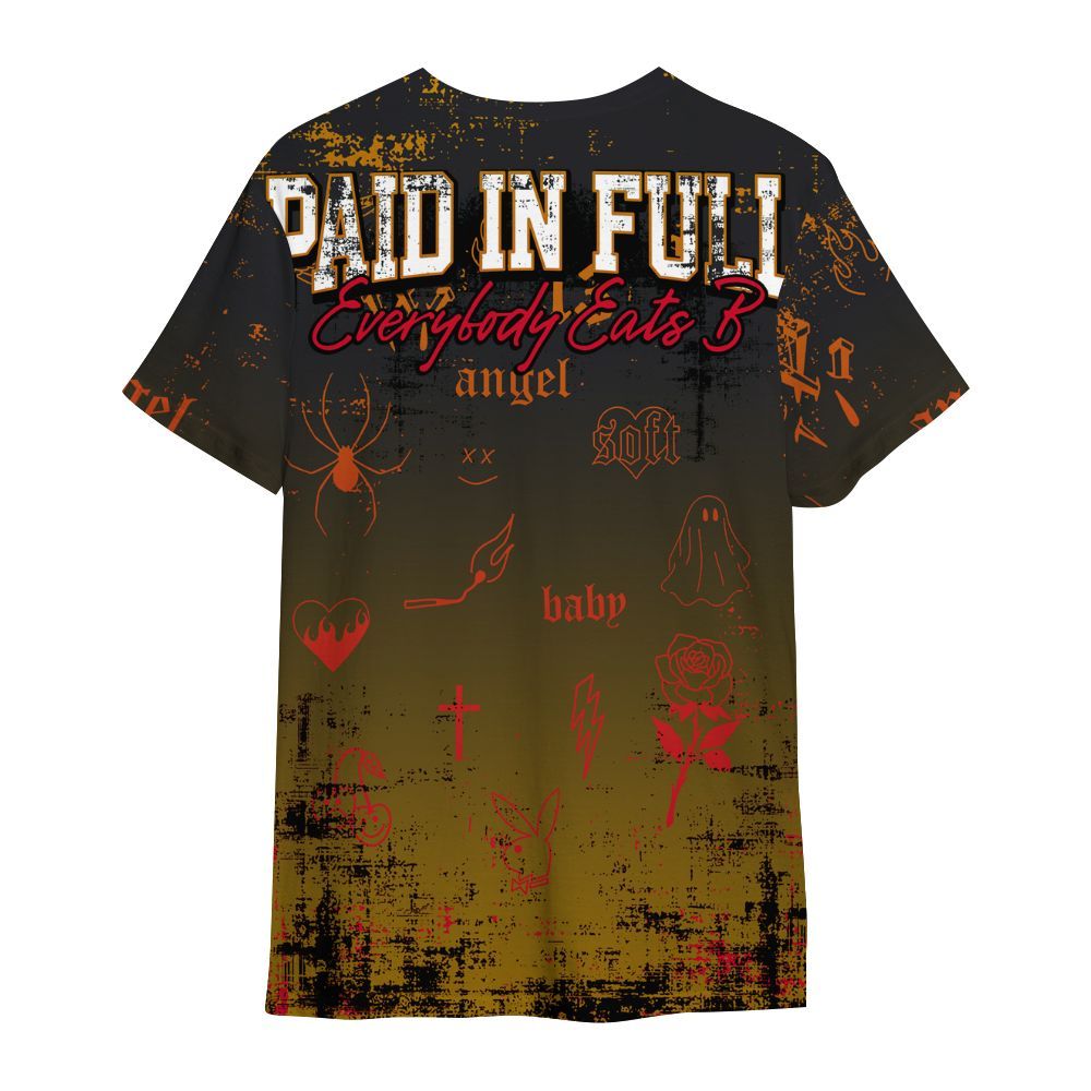 Shirt To Match Ja 3 Raptor - Paid In Full Money All Over Print