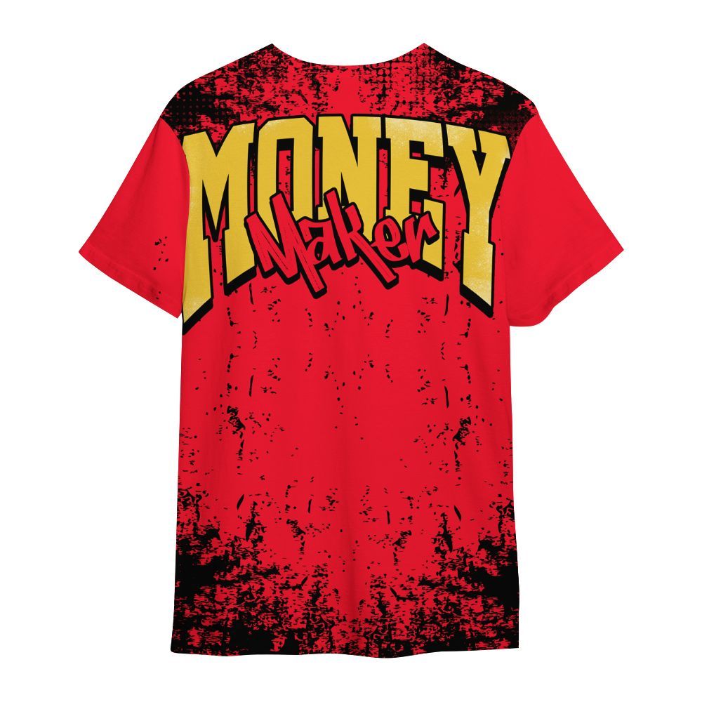 Shirt To Match KD 18 Air Bakin - Move In Silence Money Street Retro All Over Print