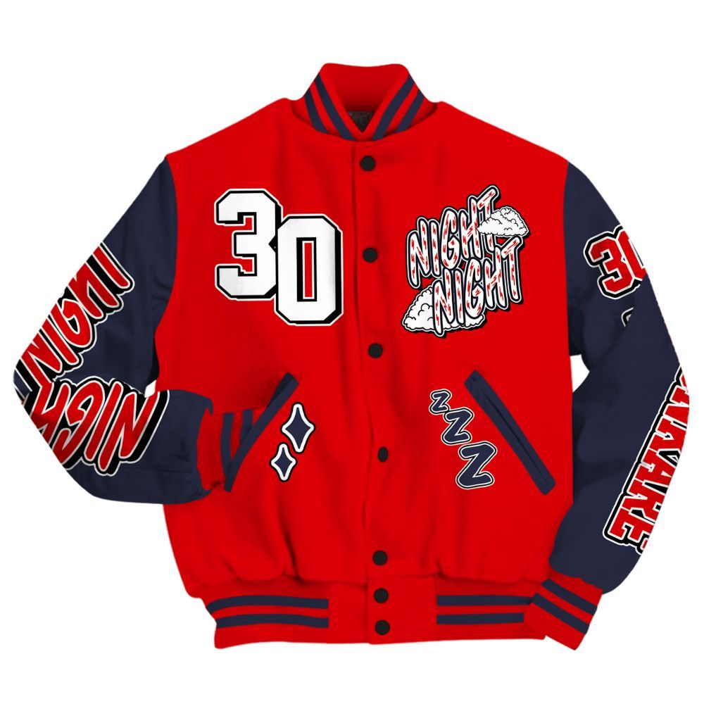 Varsity Jacket To Match Low OG Howard University 1s - Seeya Skeleton All Over Print