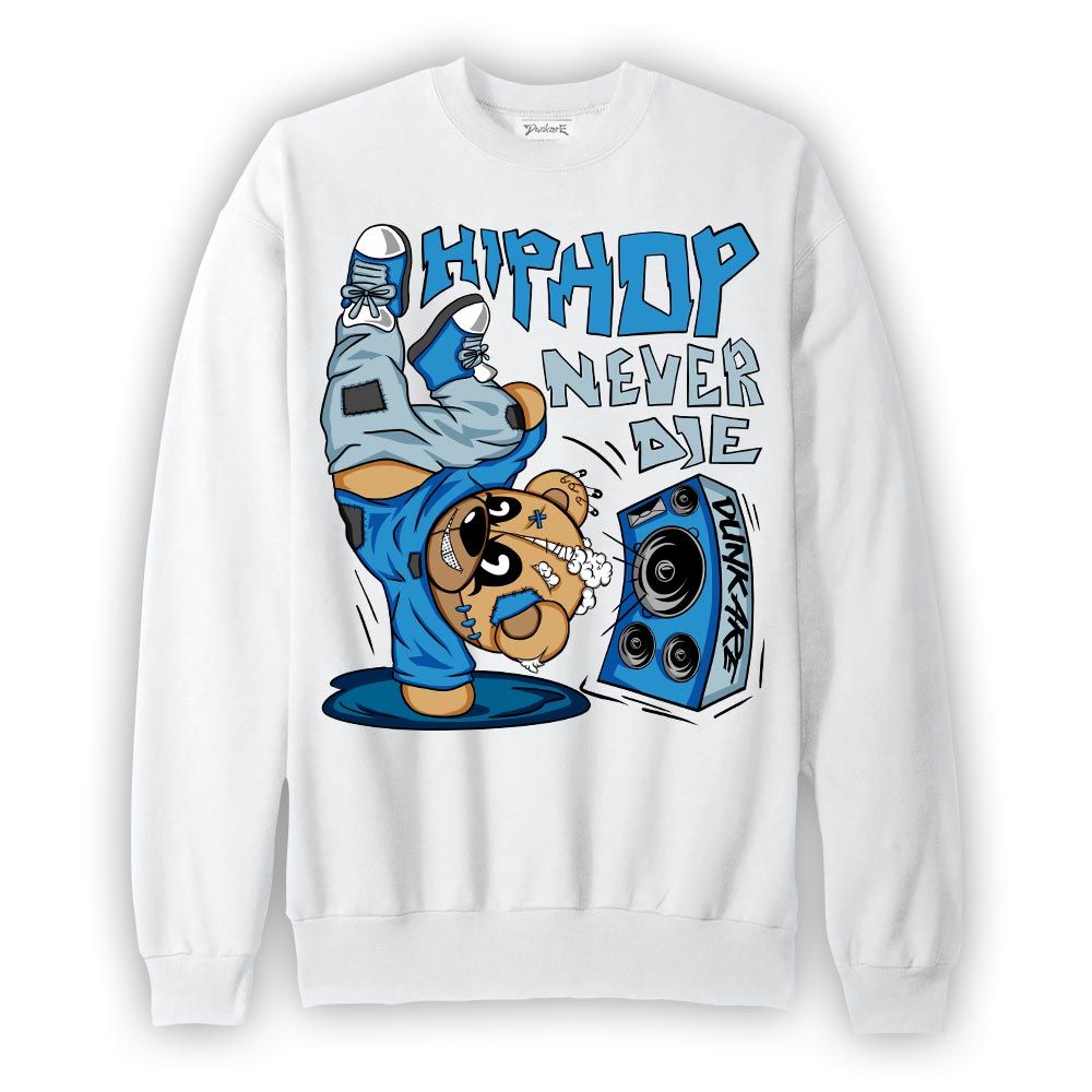 Sweatshirt To match Powder Blue 9s Sweatshirt - Hiphop Bear Graphic