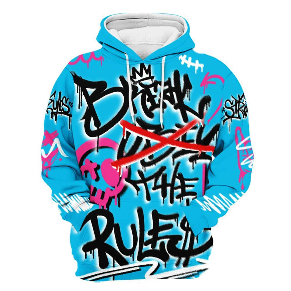 Hoodie To Match Tokyo Nights Stewie 3s - Break Rules Streetwear All Over Print