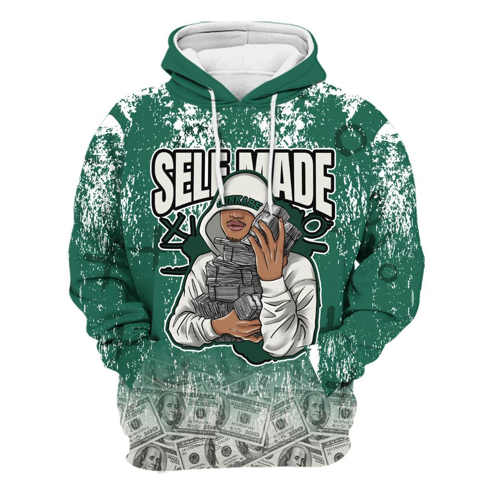 Hoodie To Match Oxidized Green 4s - Selfmade Unique Grunge All Over Print