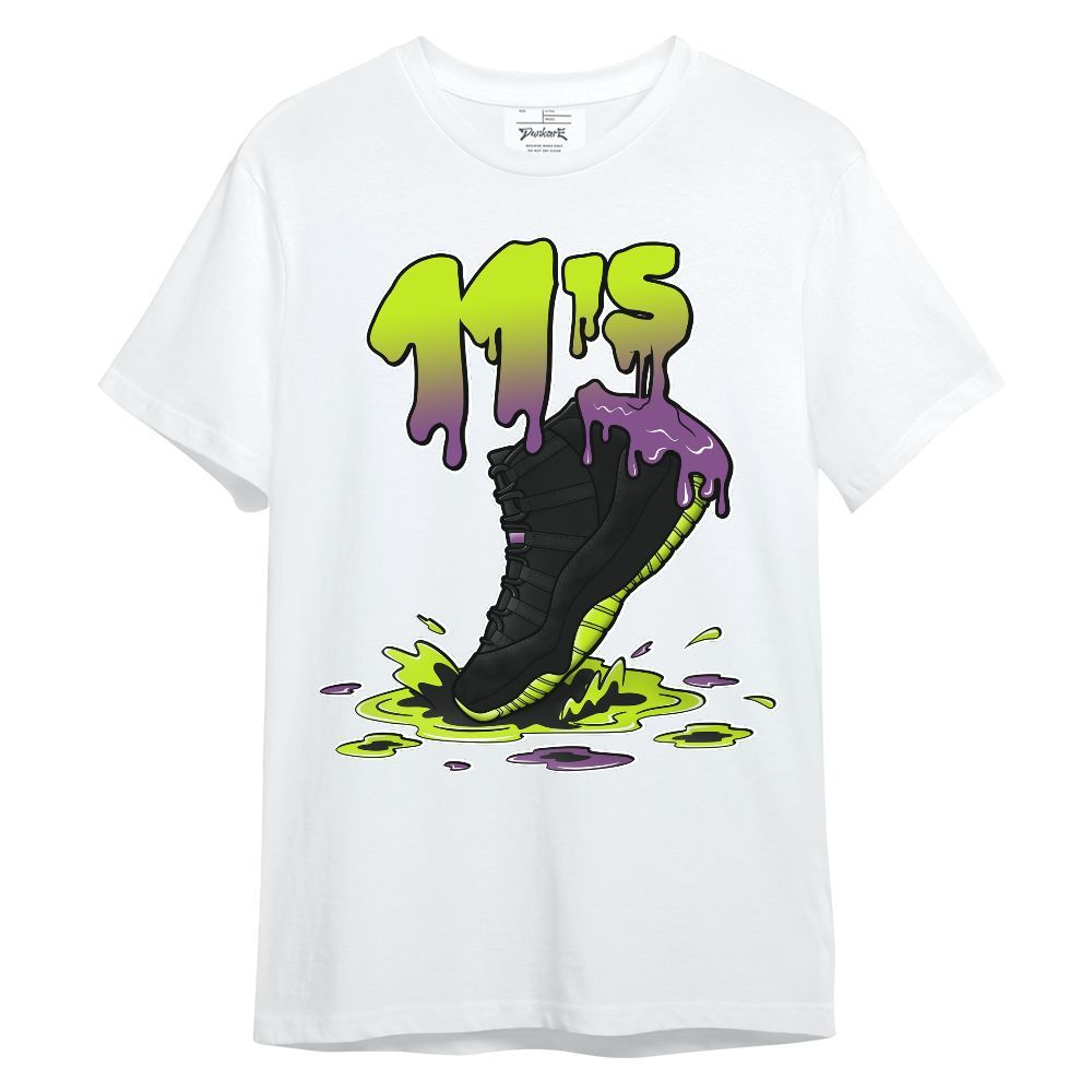 Shirt To Match GS Black Barely Volt 11s - Sneaker Sludges Drip Graphic