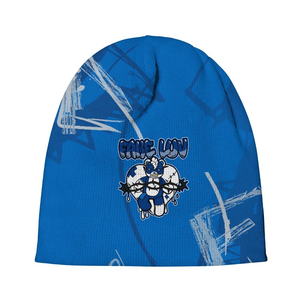 Beanie Hat To Match Blueberry 12s - False Romance Hugz Messyz Graphic