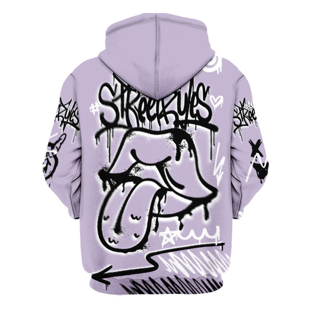 Hoodie To Match Low Pure Violet 11s - Break Rules Streetwear All Over Print