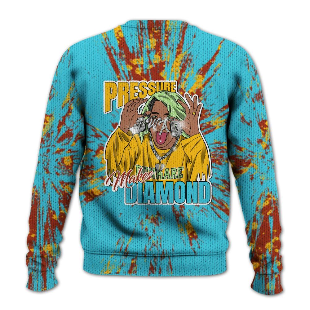 Knitted Sweater To Match SB Dunk Di'Orr Greenwood - Pressures Makes Knitted Sweater To Match Lux