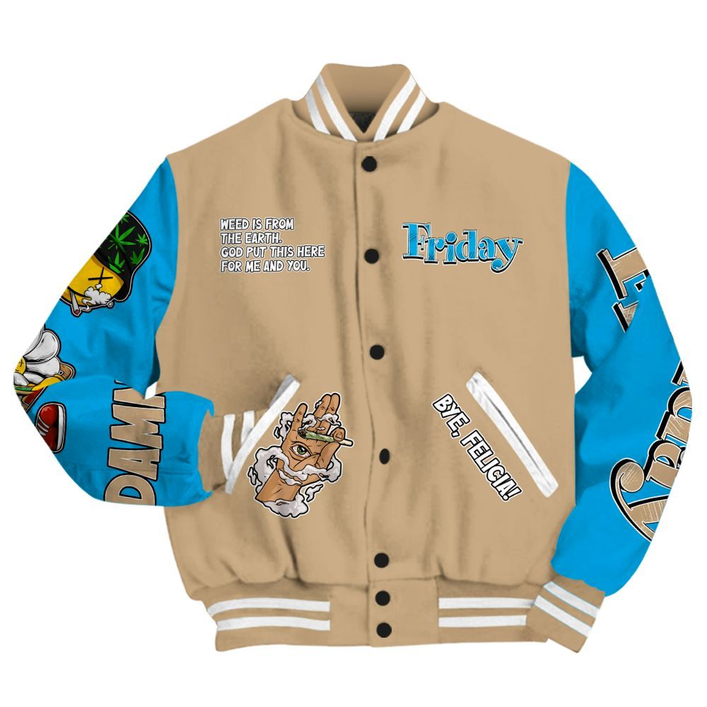 Varsity Jacket To Match H-Town 11s - Friday Sneaker Stress Style All Over Print