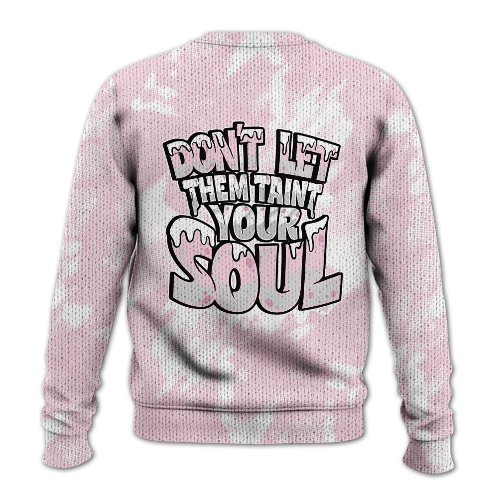 Knitted Sweater To Match Orchid 4s - Never Taint Your Soul Shirt Unisex Oufit
