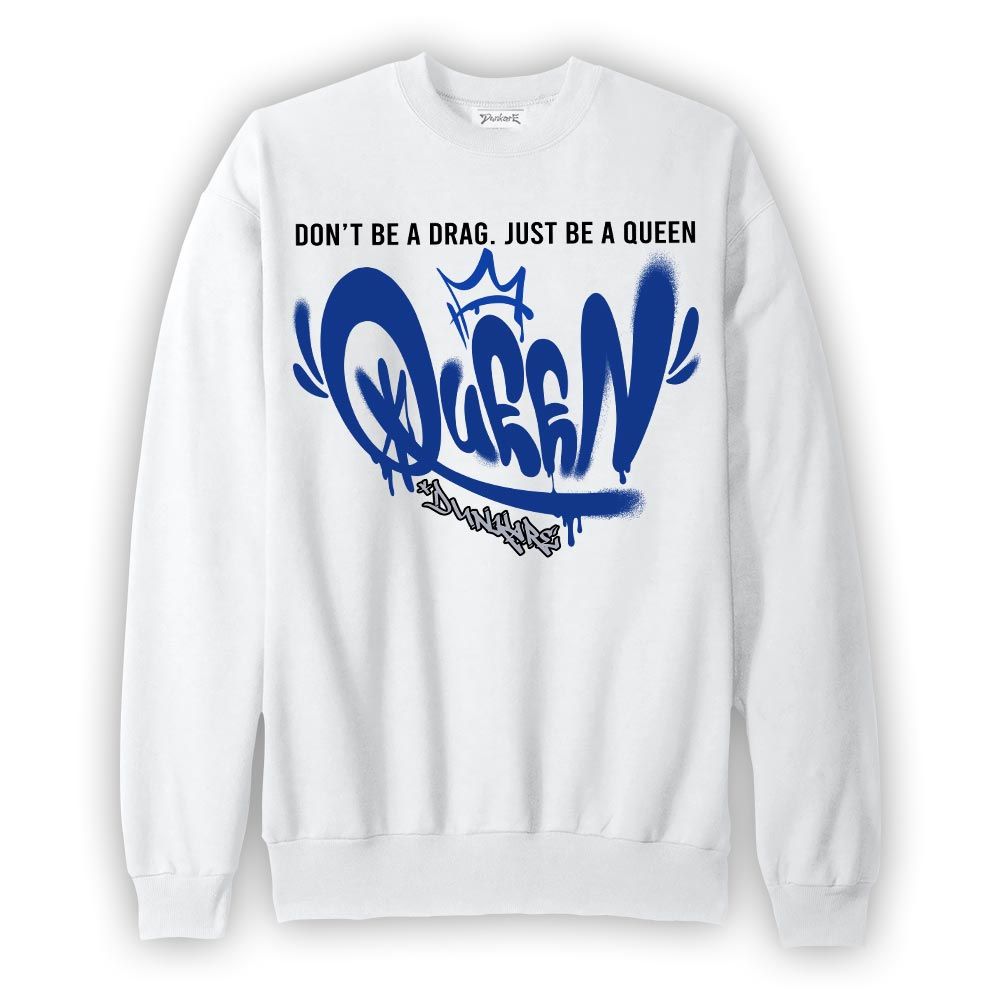 Sweatshirt To match Air Foamposite One Royal Sweatshirt - Queen Graffiti Graphic