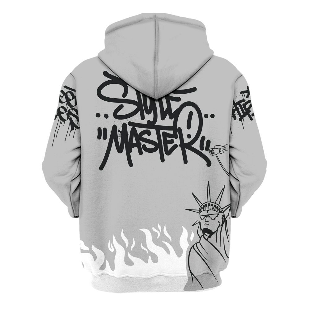 Hoodie To Match Low 85 Metallic Black 1s - Graphic Fck Around Find Out All Over Print