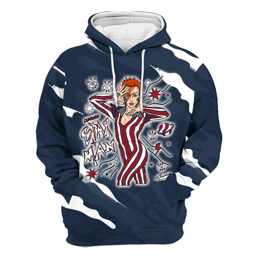 Hoodie To Match Retro Olympic 6s - Starmans Graphics Colored All Over Print