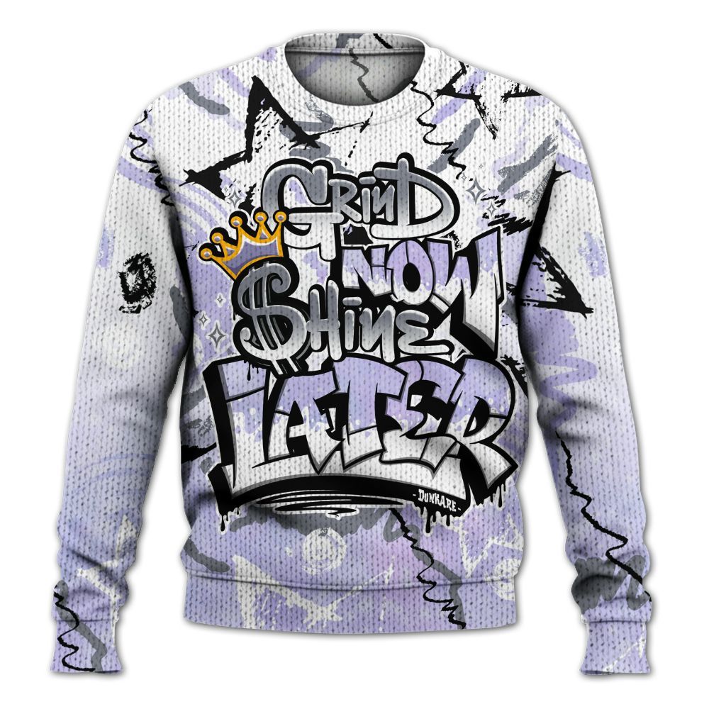 Knitted Sweater To Match Zen Master 4s - Grind Shine Later Drip