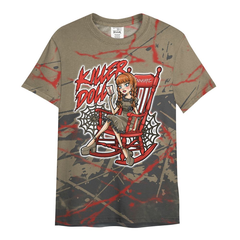 Shirt To Match Olive 9s - Killer Doll-A Halloween Profound All Over Print